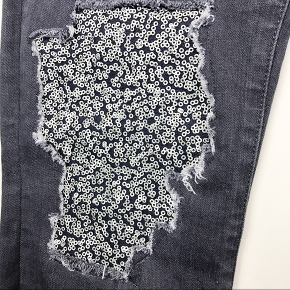 DKNY Gray Released Hem Straight Jeans Size 27 (4) - Picture 5 of 8